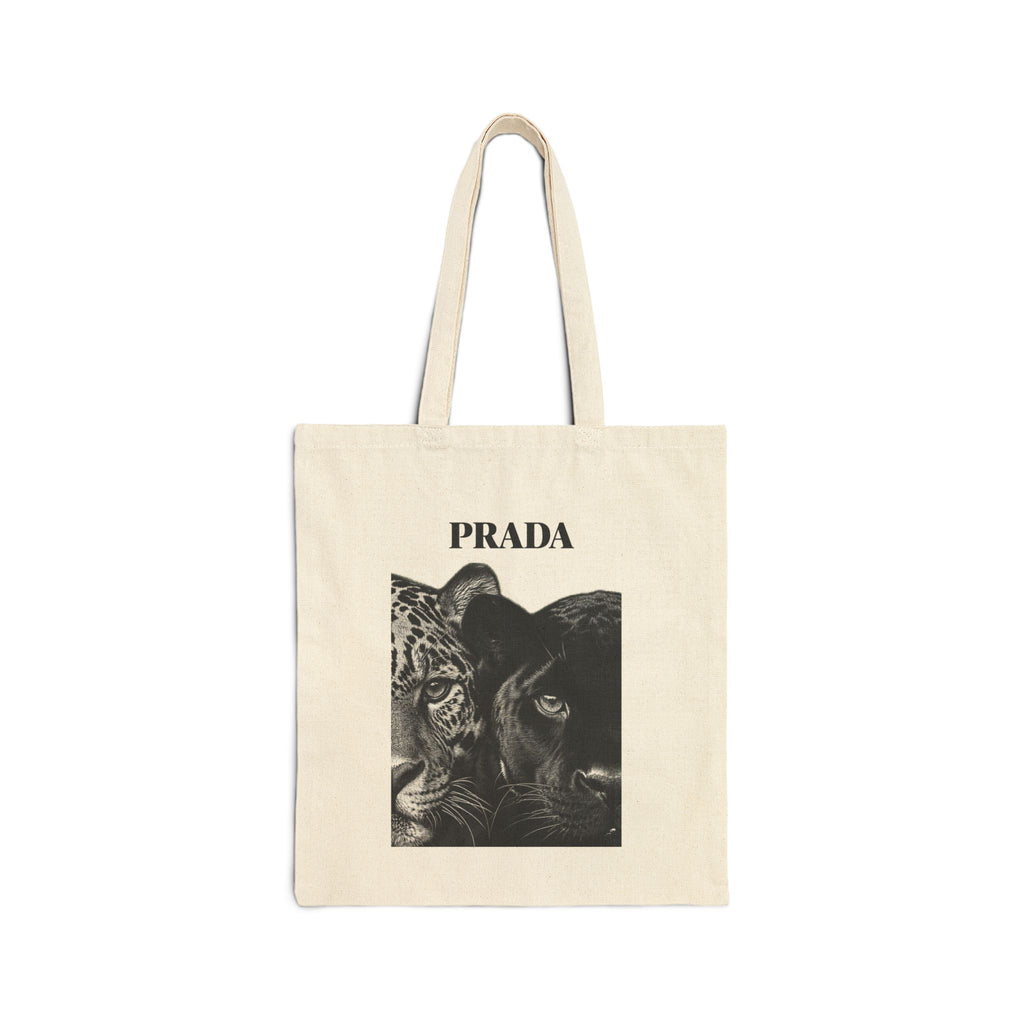 Polo Player Cotton Tote Bag — U.S. Polo Assn. Vintage Logo Canvas Shopper