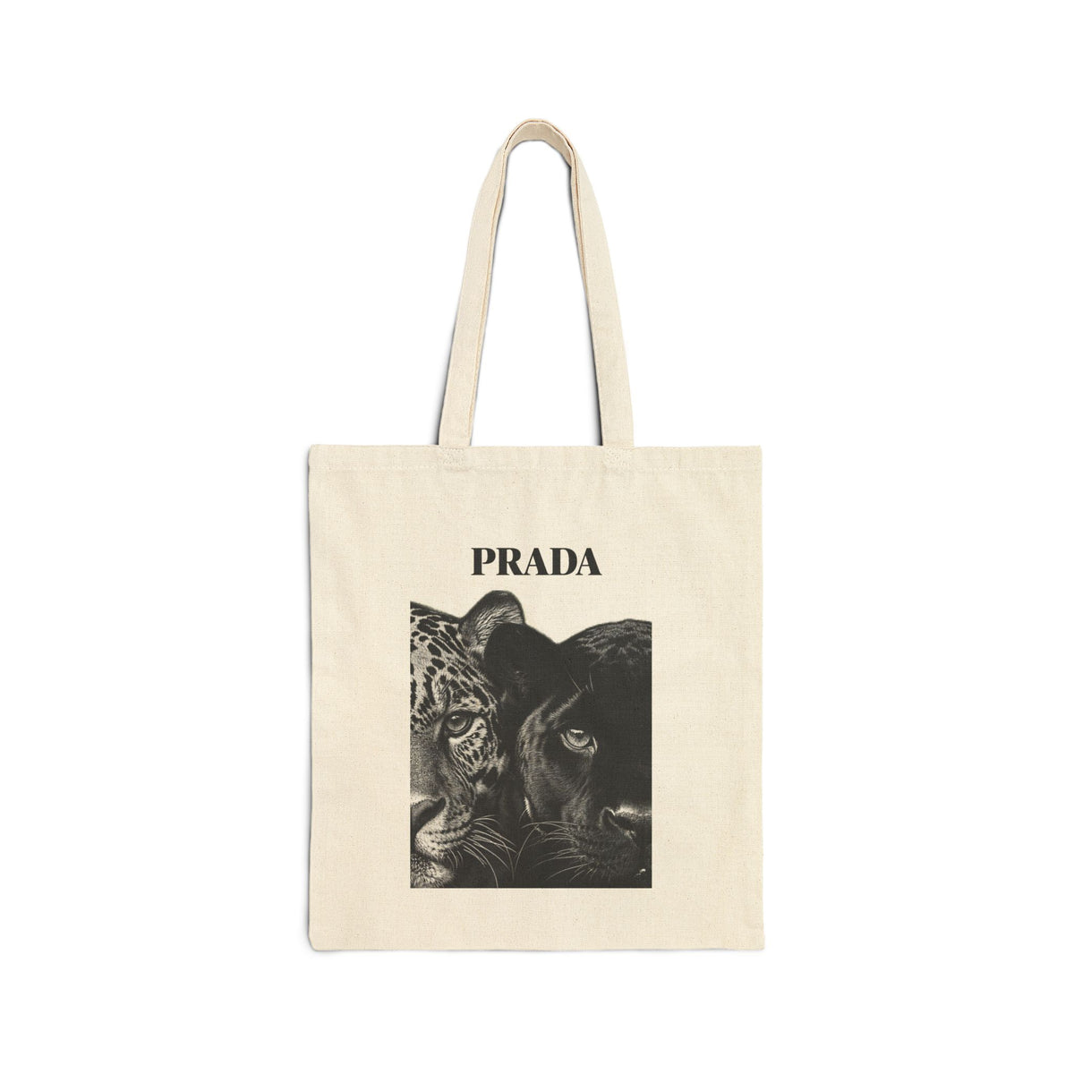 Polo Player Cotton Tote Bag — U.S. Polo Assn. Vintage Logo Canvas Shopper