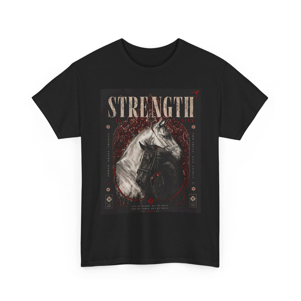 Strength Horse T-Shirt — Vintage Equestrian Graphic Tee