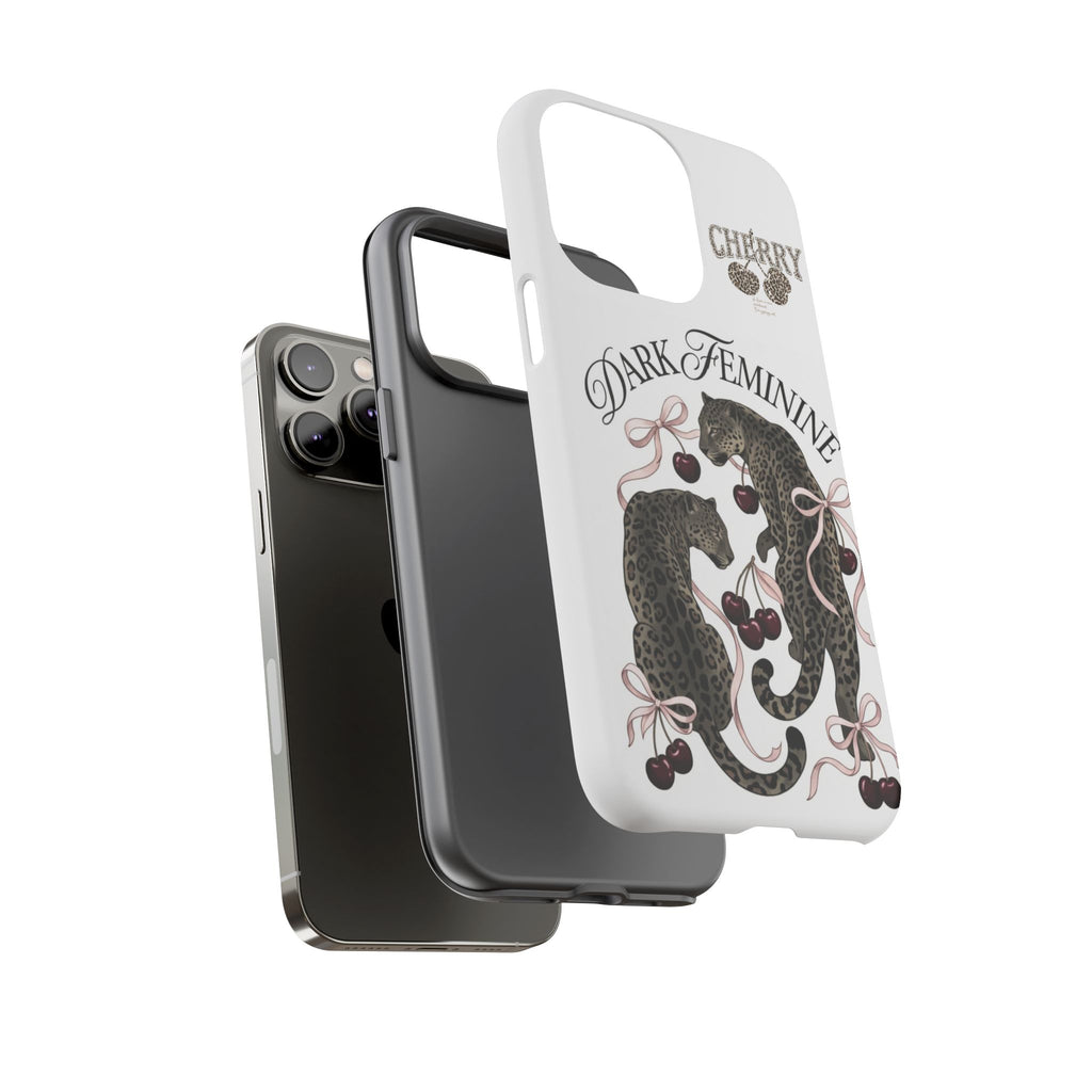 Dark Feminine Cherry Leopard Phone Case