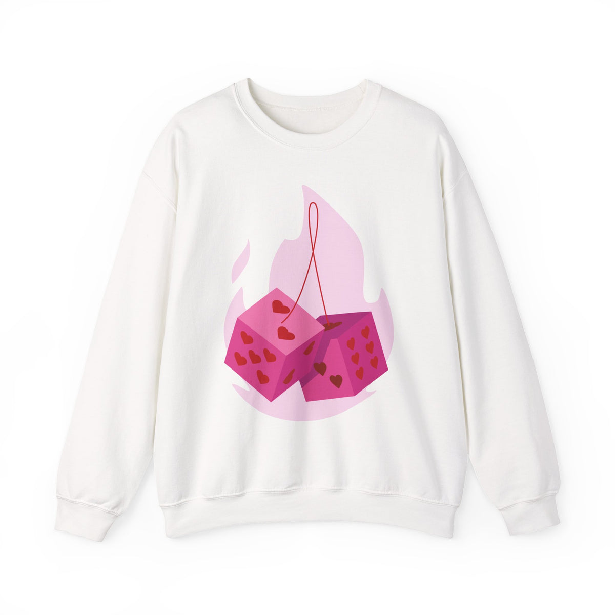 Moonlit Roses Crewneck Sweatshirt — Mystic Night Cat Floral Design