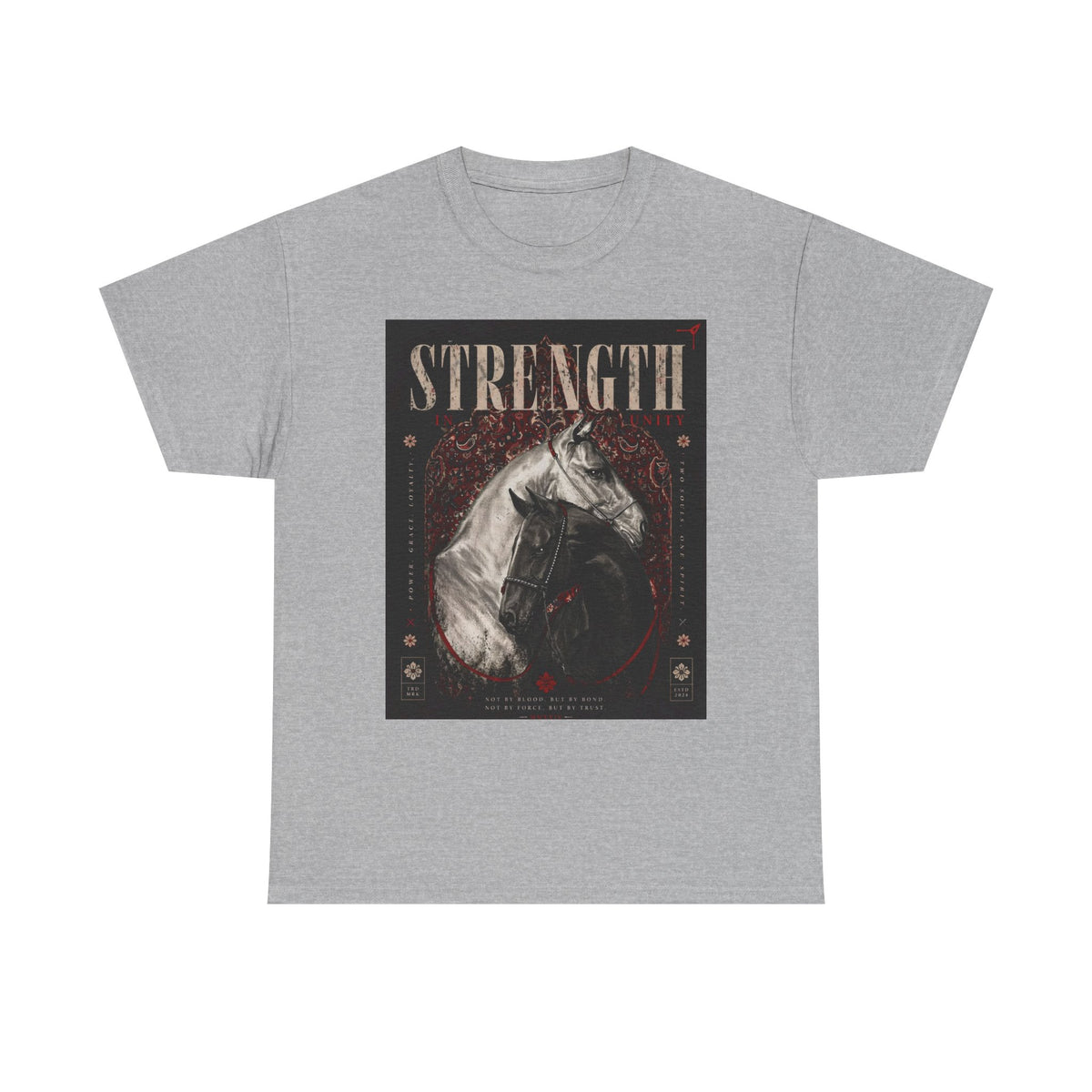 Strength Horse T-Shirt — Vintage Equestrian Graphic Tee