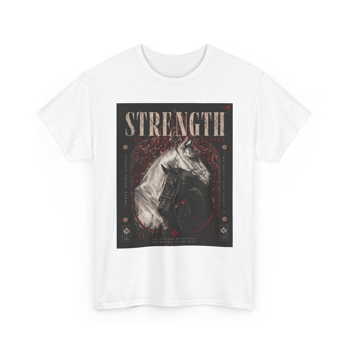 Strength Horse T-Shirt — Vintage Equestrian Graphic Tee