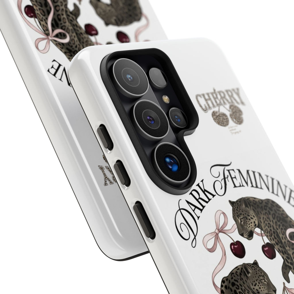 Dark Feminine Cherry Leopard Phone Case