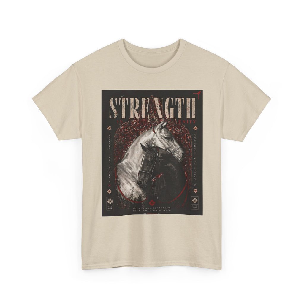 Strength Horse T-Shirt — Vintage Equestrian Graphic Tee