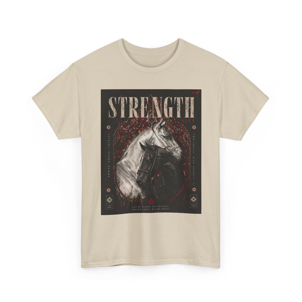Strength Horse T-Shirt — Vintage Equestrian Graphic Tee