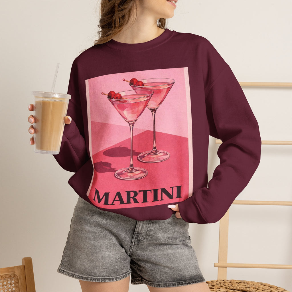 Leopard Cocktail Crewneck Sweatshirt