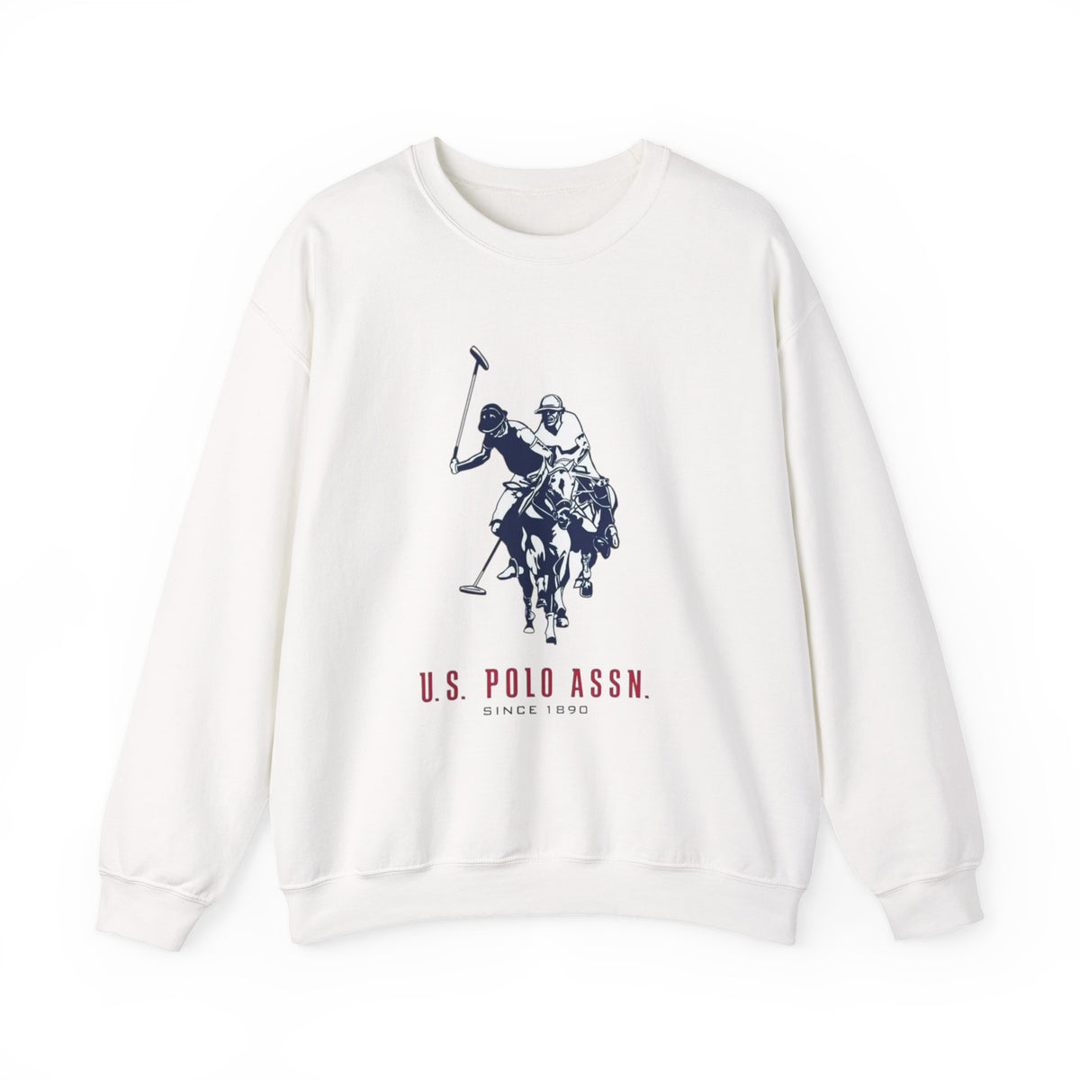 Polo Player Crewneck Sweatshirt — U.S. Polo Assn. Graphic Pullover