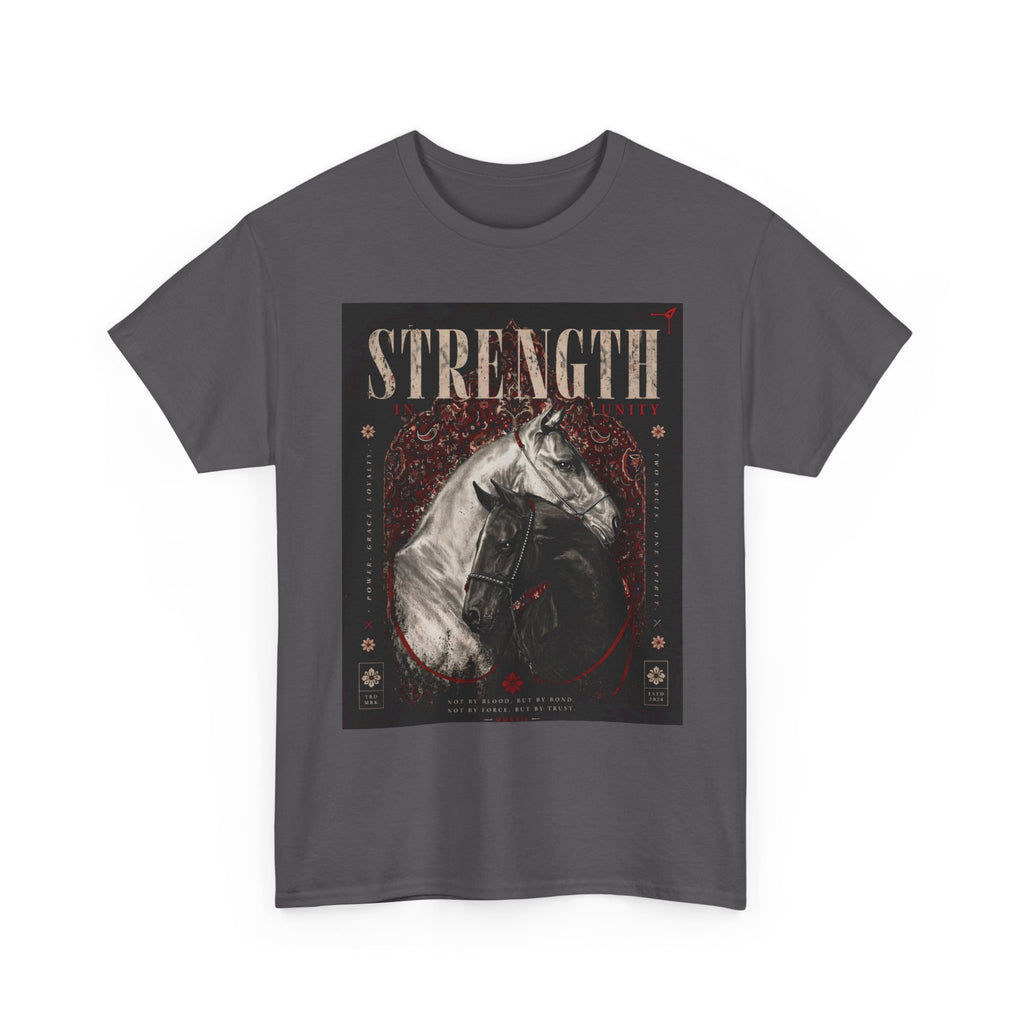 Strength Horse T-Shirt — Vintage Equestrian Graphic Tee