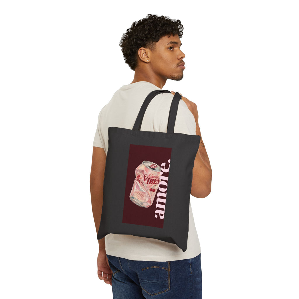 Leopard Print Cocktail Tote — Chic Animal-Print Martini Canvas Bag