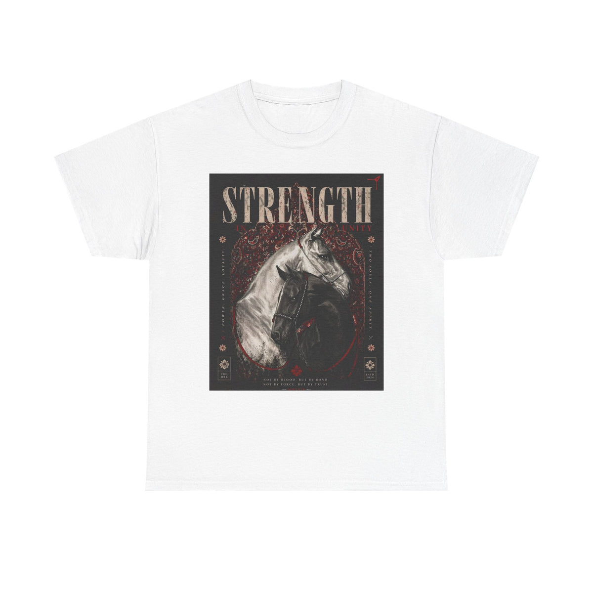 Strength Horse T-Shirt — Vintage Equestrian Graphic Tee
