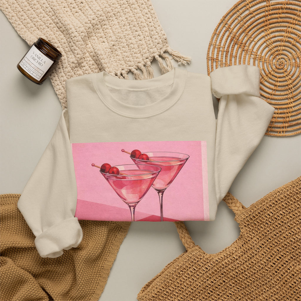 Leopard Cocktail Crewneck Sweatshirt