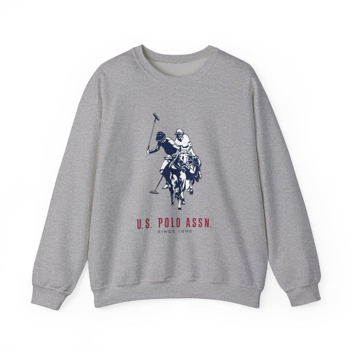 Polo Player Crewneck Sweatshirt — U.S. Polo Assn. Graphic Pullover