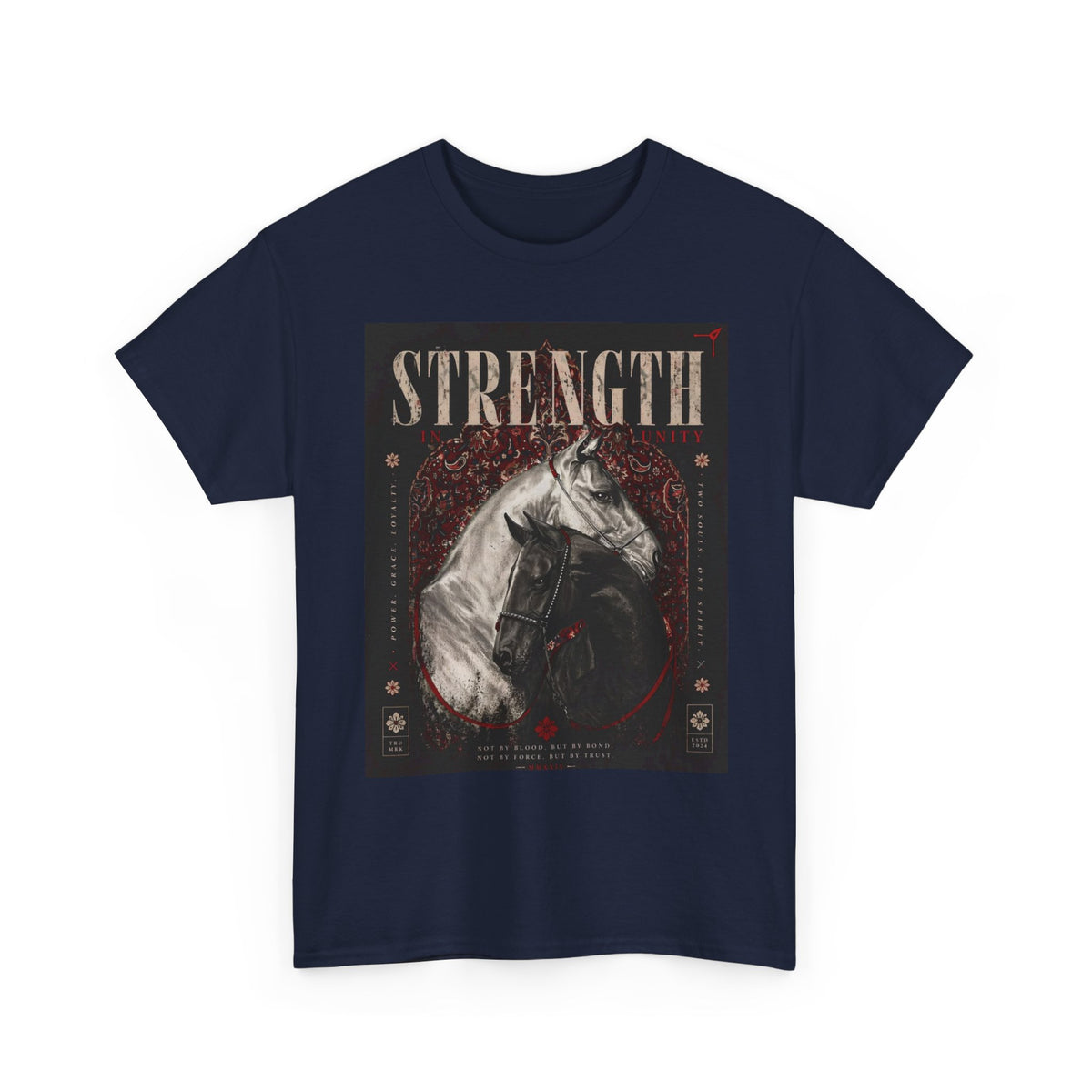 Strength Horse T-Shirt — Vintage Equestrian Graphic Tee