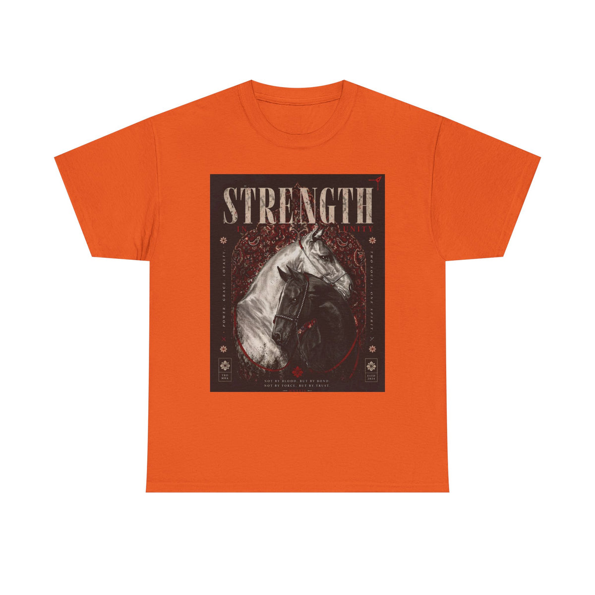 Strength Horse T-Shirt — Vintage Equestrian Graphic Tee