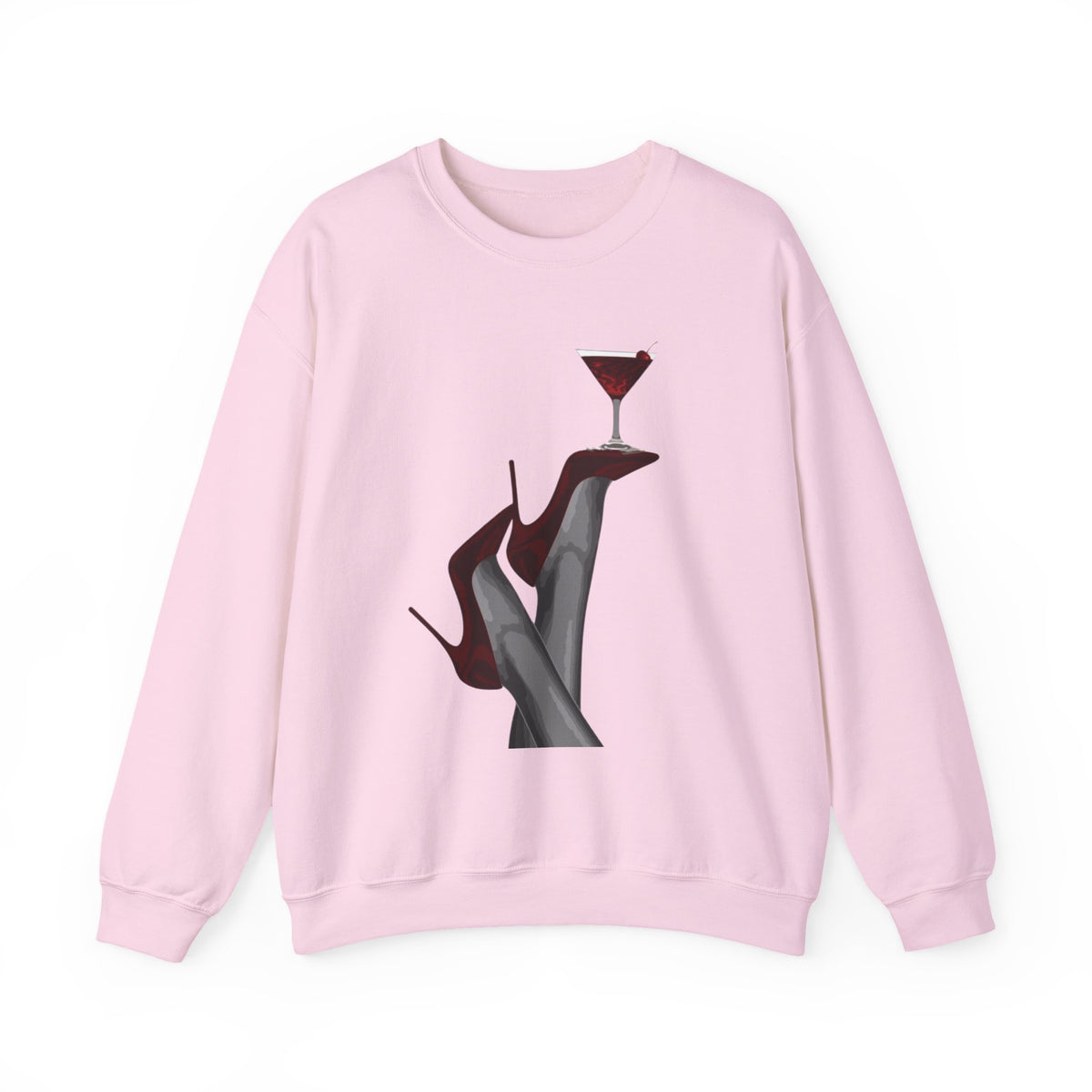 Wolf Spirit Crewneck Sweatshirt — Night Forest Wolf Graphic