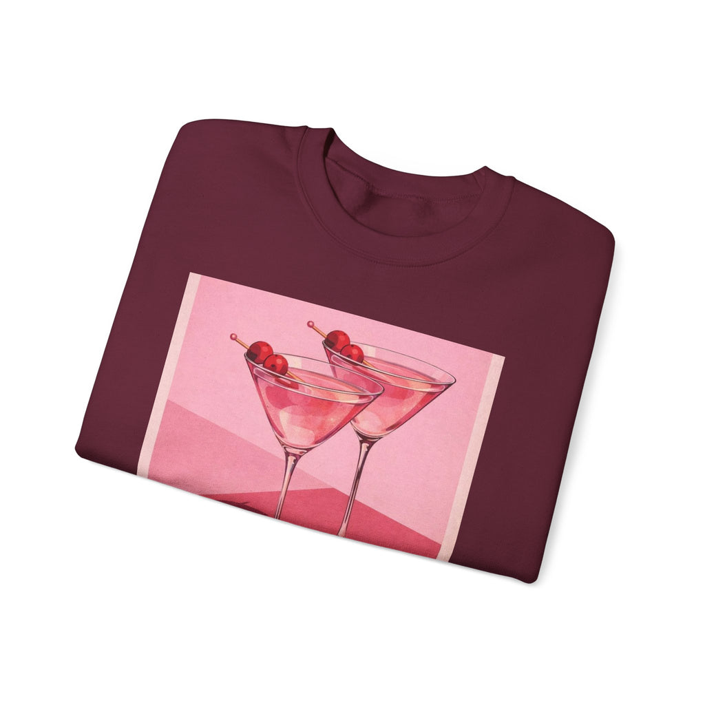 Leopard Cocktail Crewneck Sweatshirt