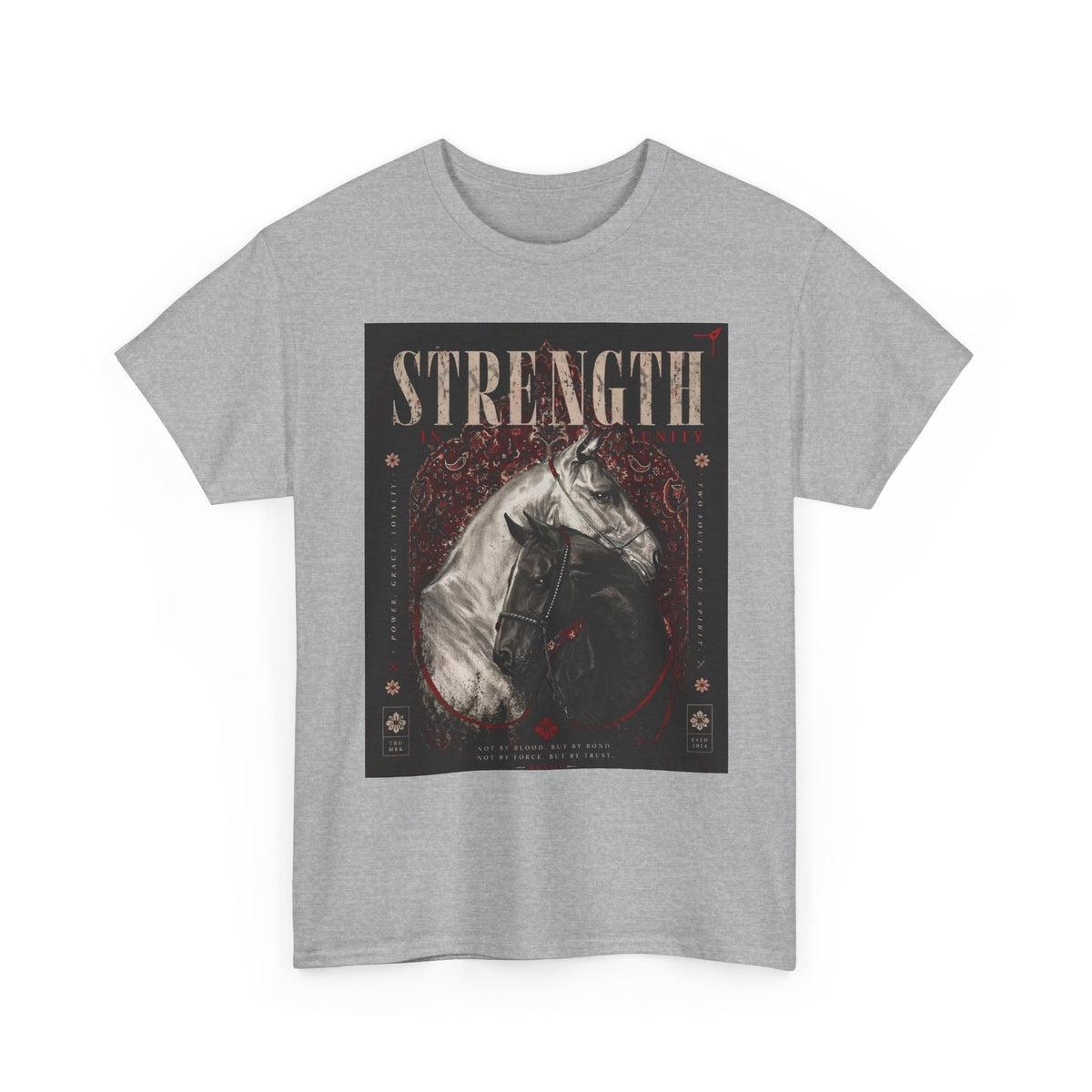 Strength Horse T-Shirt — Vintage Equestrian Graphic Tee