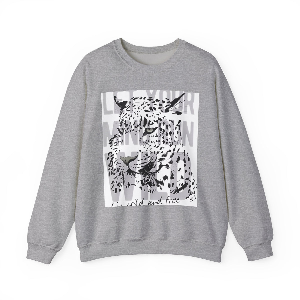 Crewneck Sweatshirt - 'Love Needs Farming' Floral Graphic