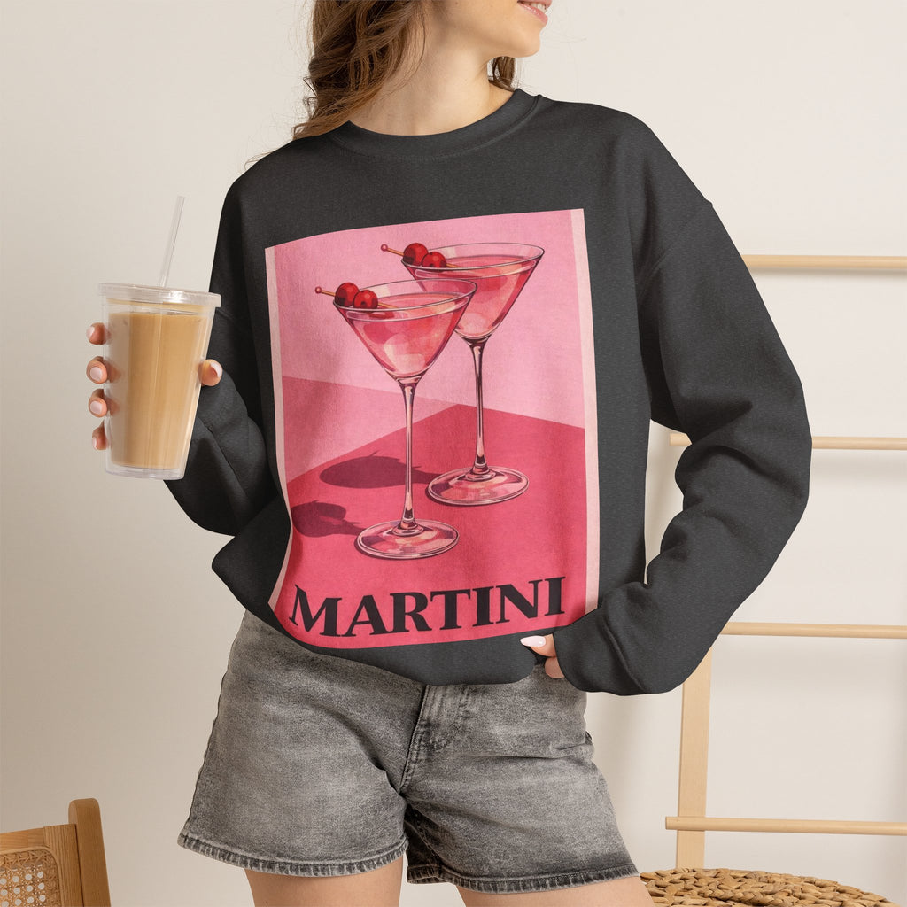 Leopard Cocktail Crewneck Sweatshirt