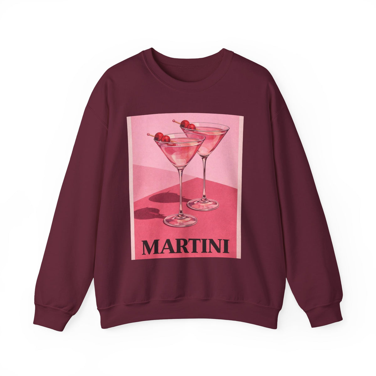 Leopard Cocktail Crewneck Sweatshirt