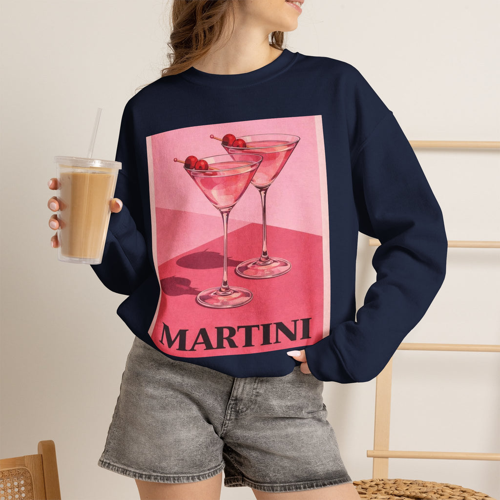 Leopard Cocktail Crewneck Sweatshirt