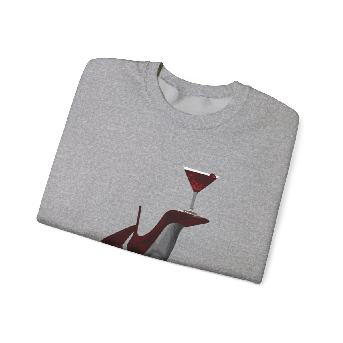 Wolf Spirit Crewneck Sweatshirt — Night Forest Wolf Graphic