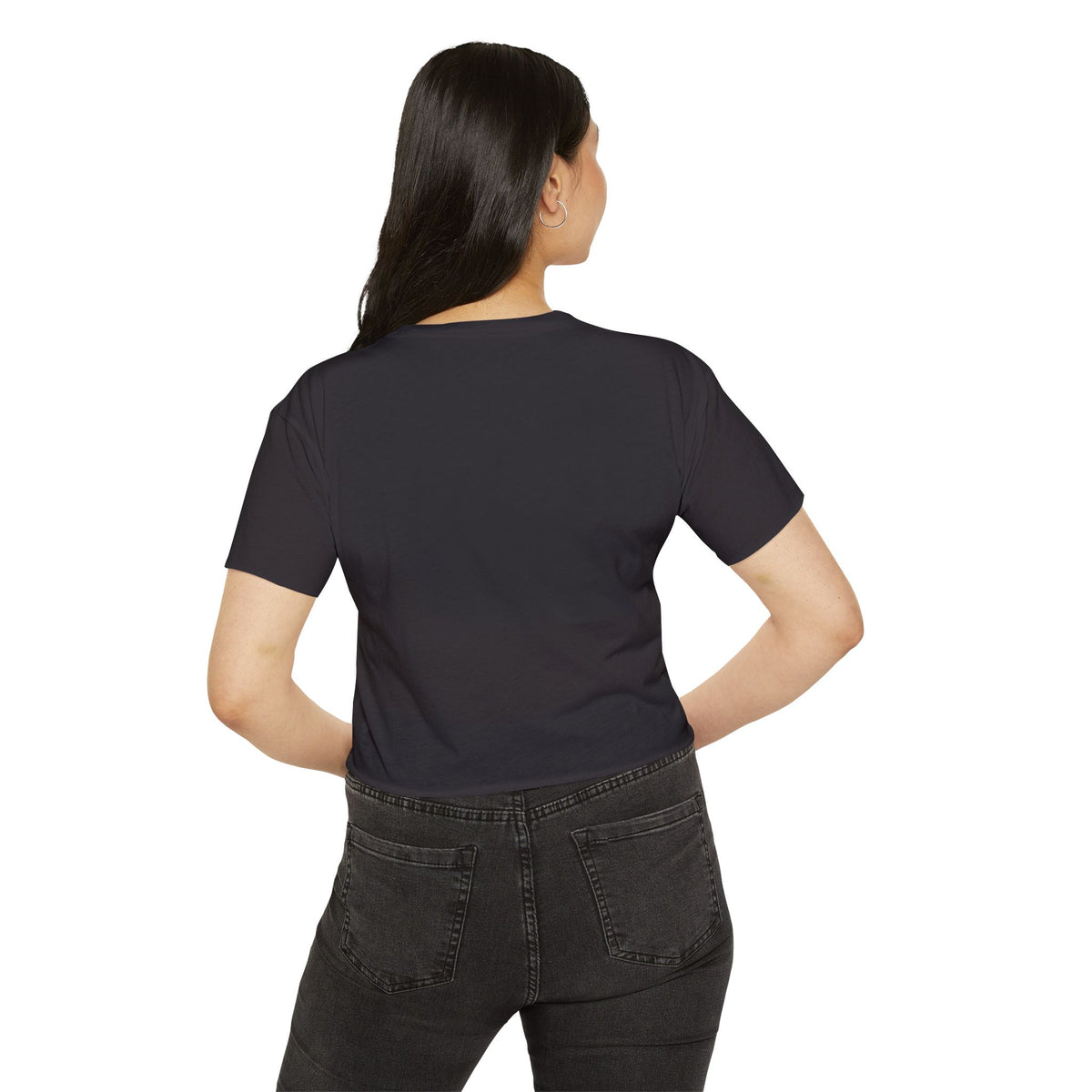 Sinner Angel Crop Top — Gothic Winged Angel Festival Tee