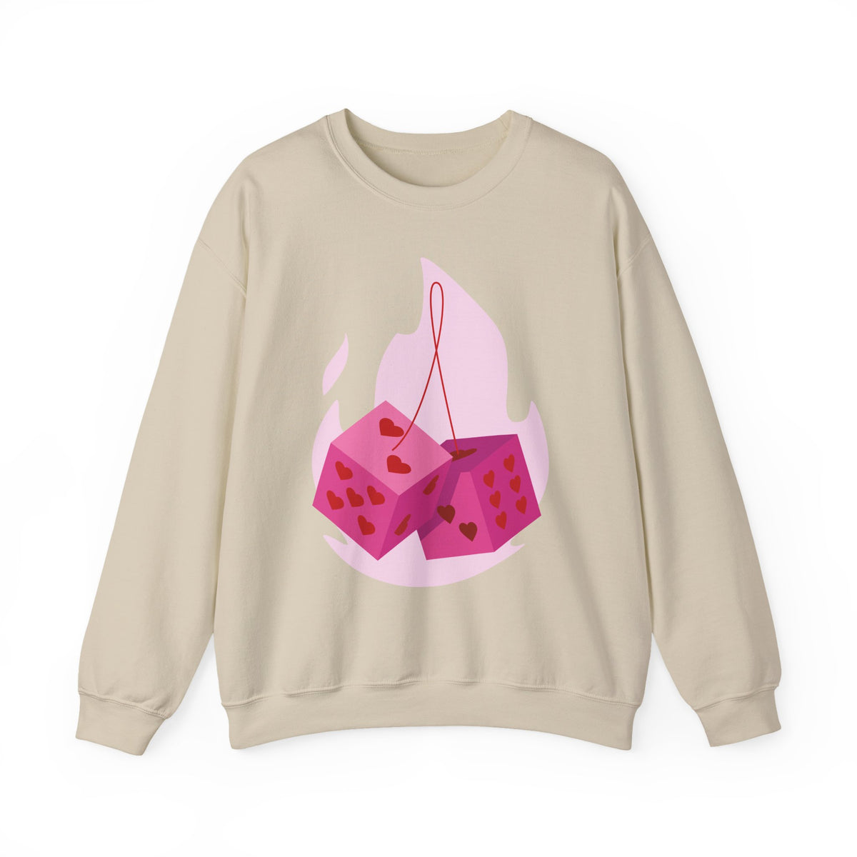 Moonlit Roses Crewneck Sweatshirt — Mystic Night Cat Floral Design