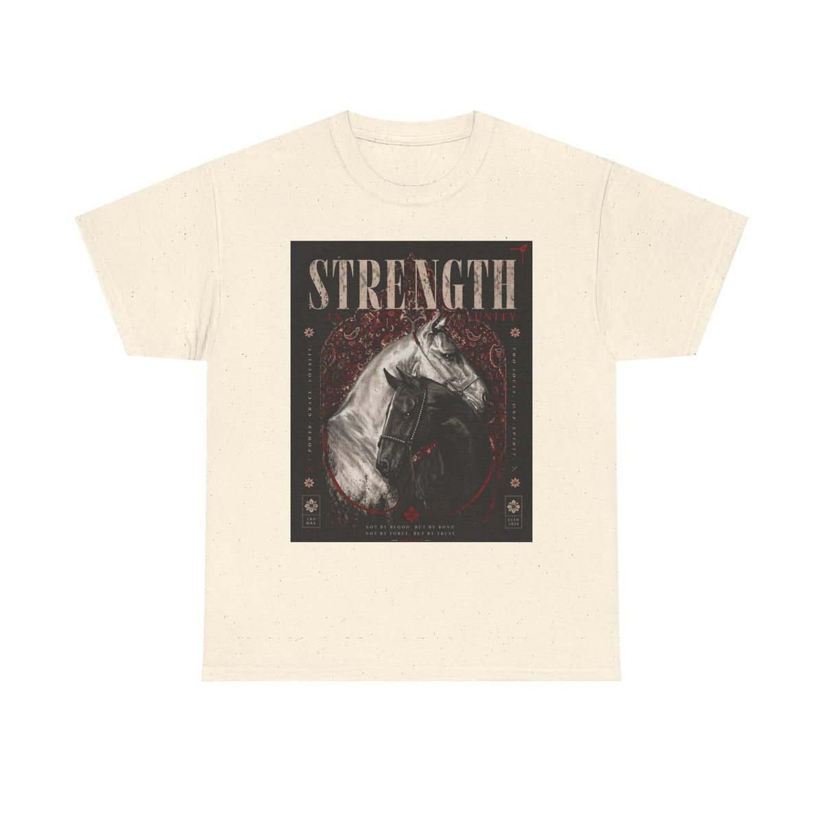 Strength Horse T-Shirt — Vintage Equestrian Graphic Tee