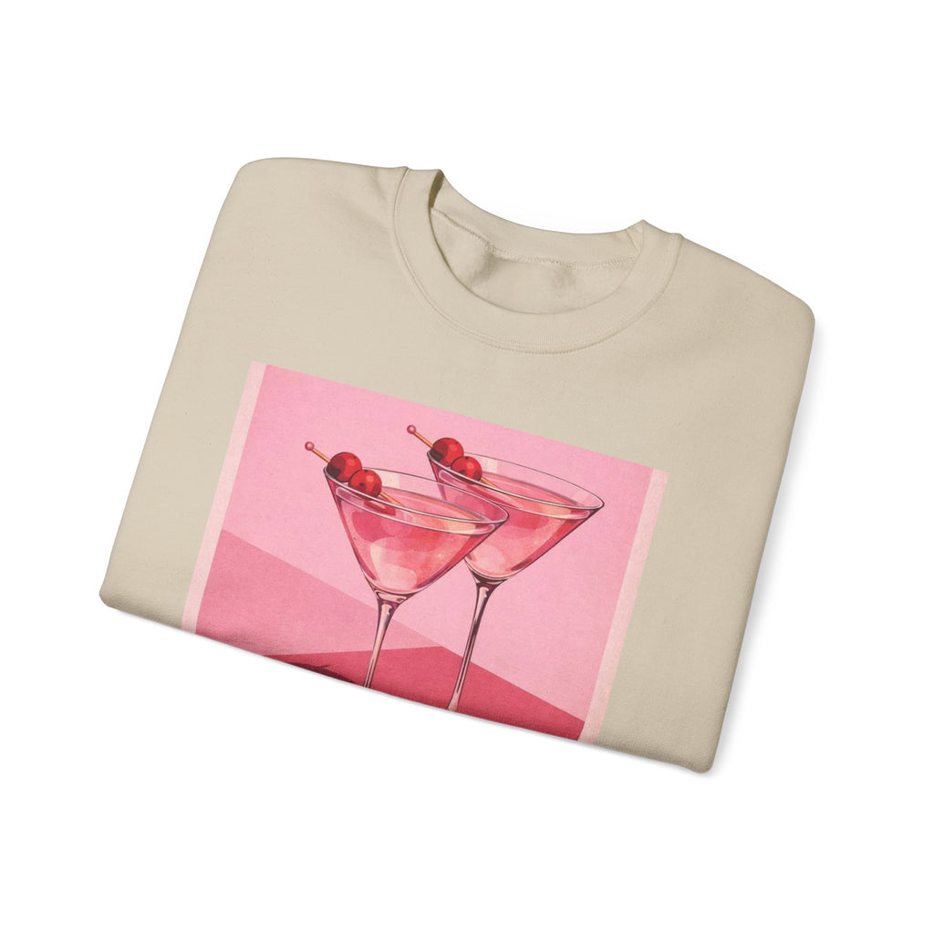 Leopard Cocktail Crewneck Sweatshirt