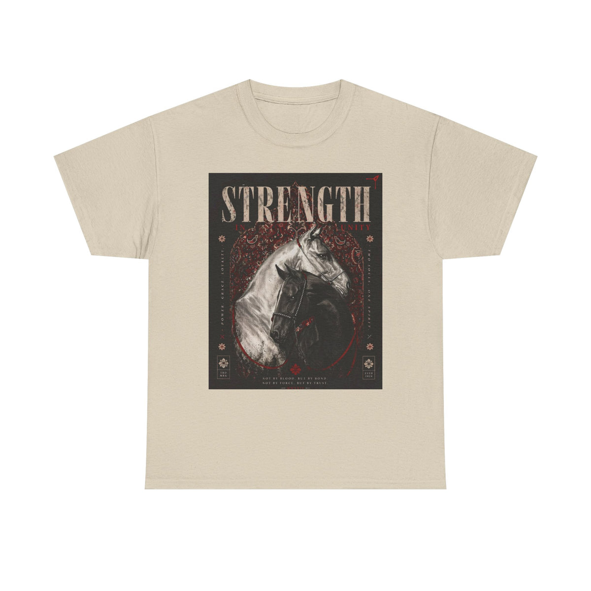 Strength Horse T-Shirt — Vintage Equestrian Graphic Tee