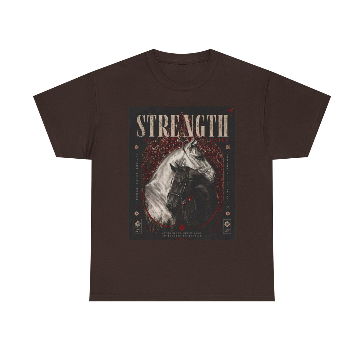 Strength Horse T-Shirt — Vintage Equestrian Graphic Tee