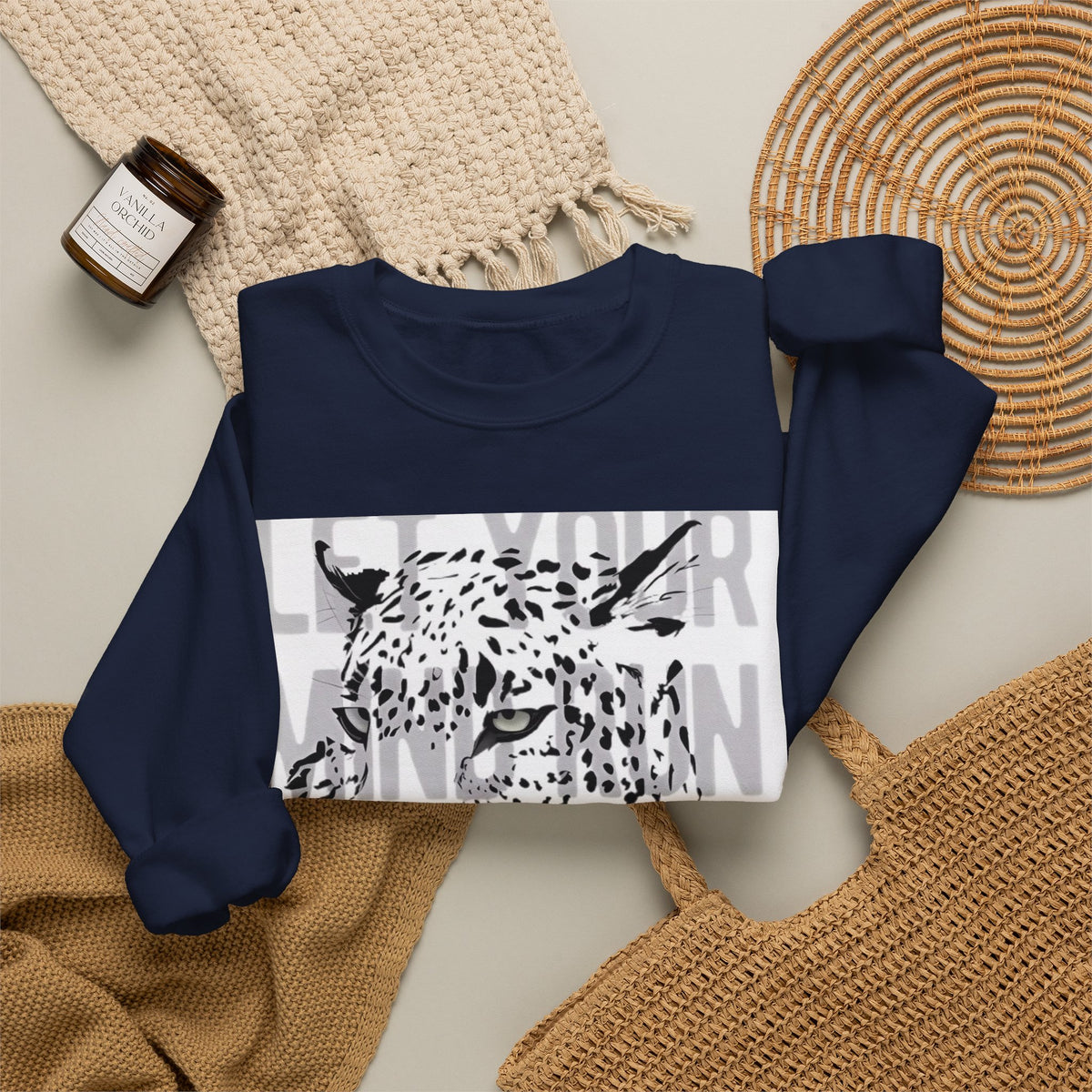 Crewneck Sweatshirt - 'Love Needs Farming' Floral Graphic