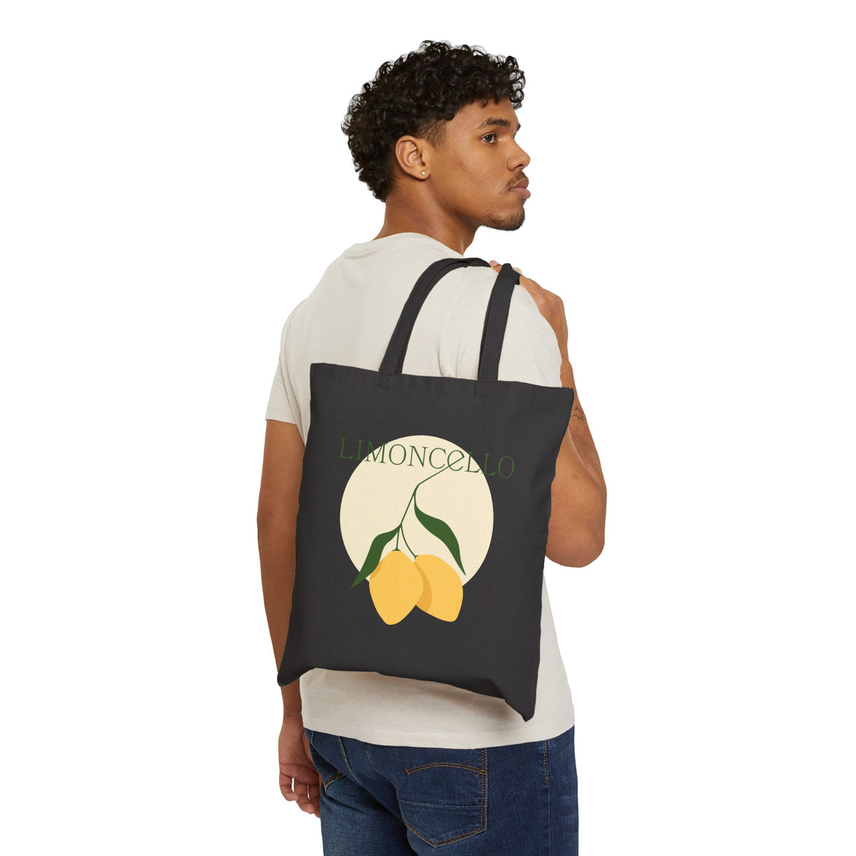 Here for the Pie Canvas Tote — Cute Fall Cat & Dog Thanksgiving Grocery Bag