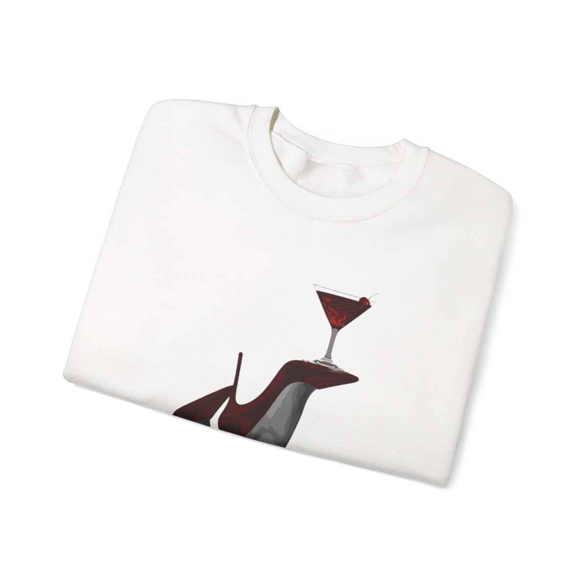 Wolf Spirit Crewneck Sweatshirt — Night Forest Wolf Graphic