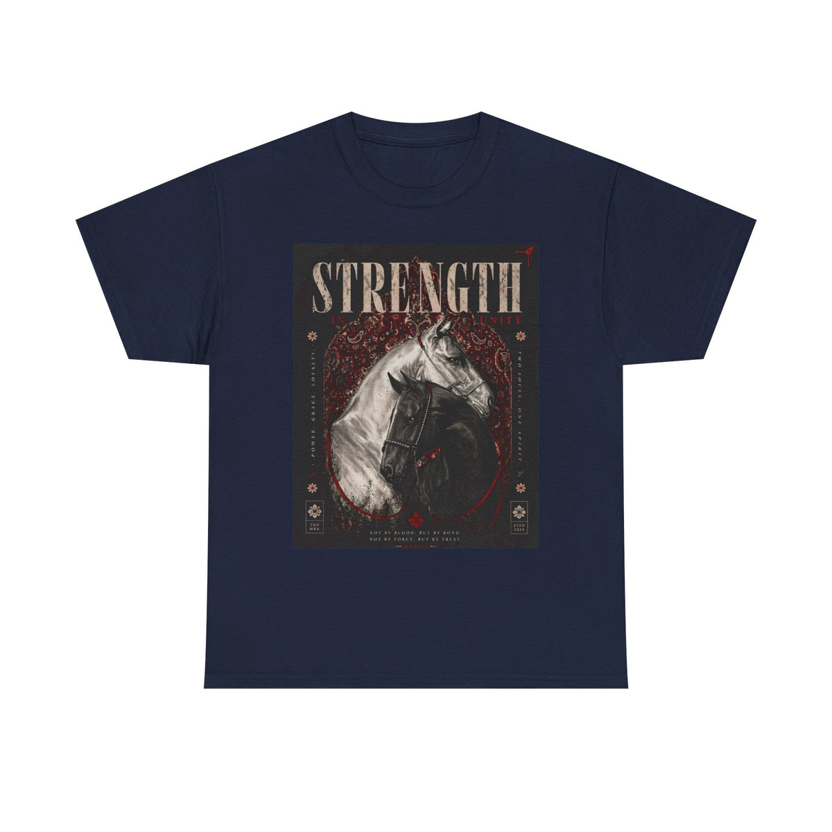 Strength Horse T-Shirt — Vintage Equestrian Graphic Tee