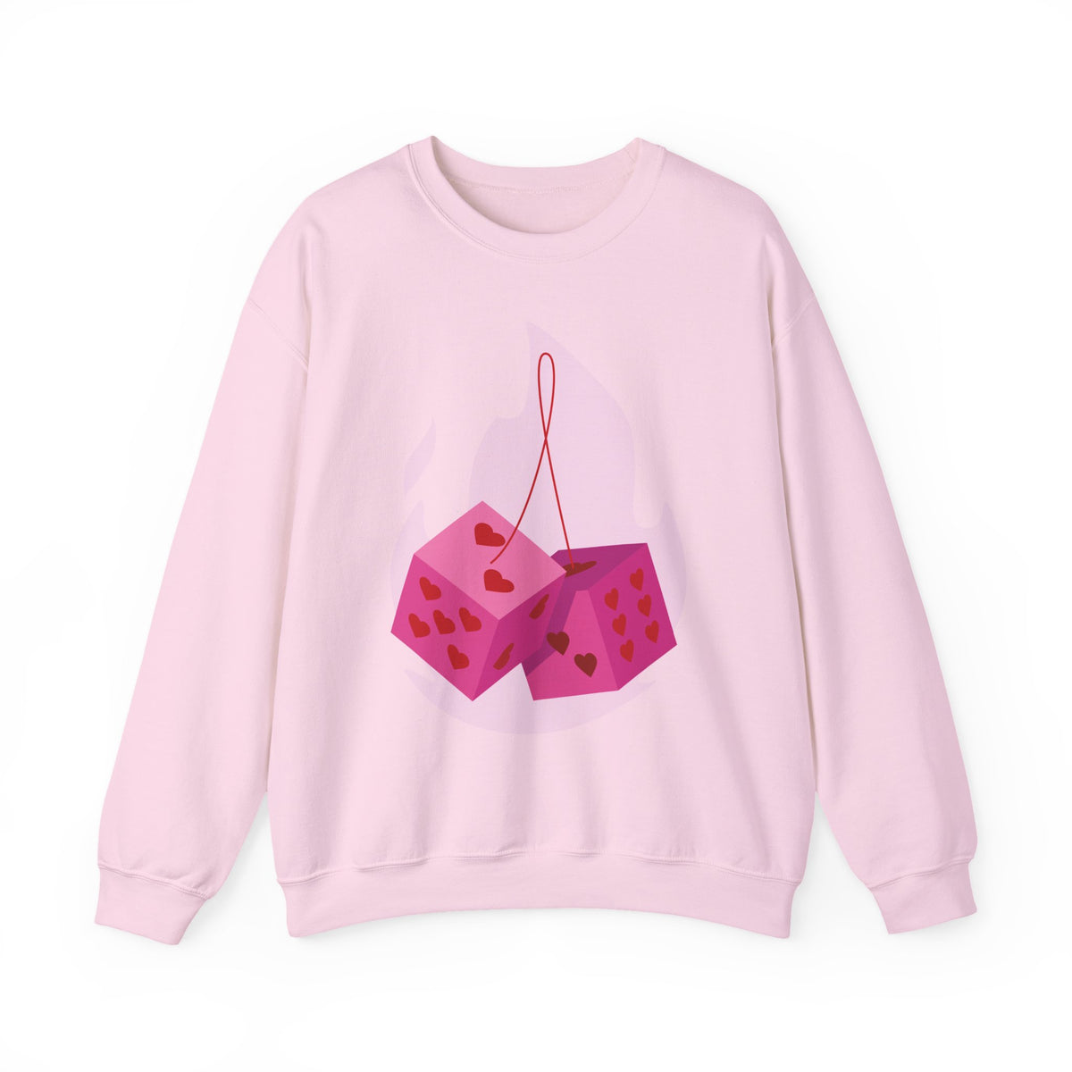 Moonlit Roses Crewneck Sweatshirt — Mystic Night Cat Floral Design