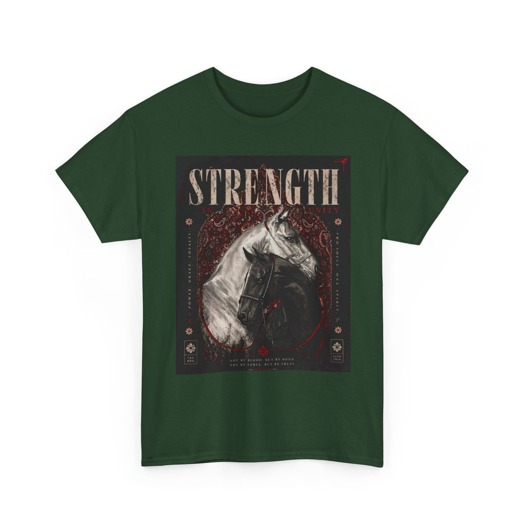 Strength Horse T-Shirt — Vintage Equestrian Graphic Tee