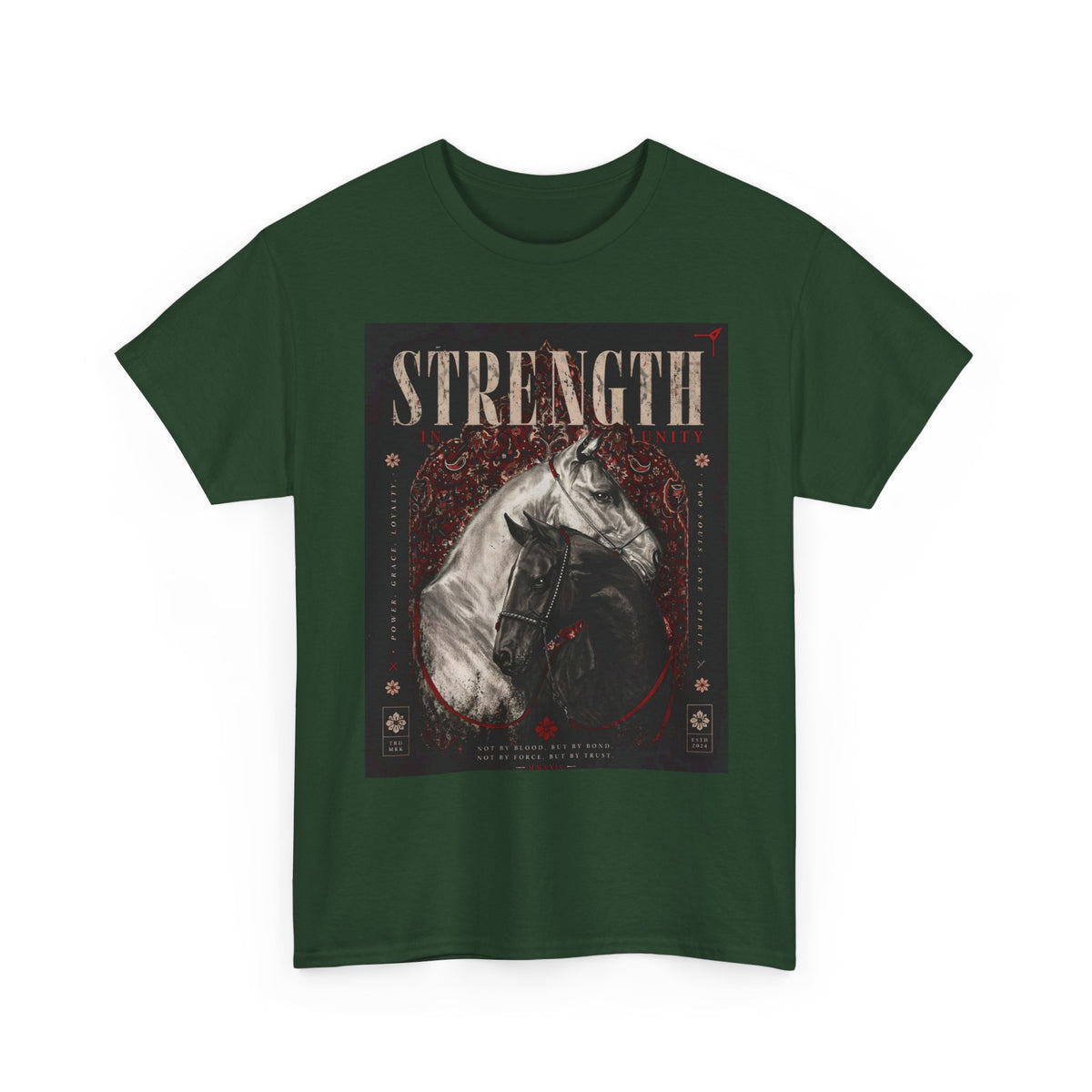 Strength Horse T-Shirt — Vintage Equestrian Graphic Tee