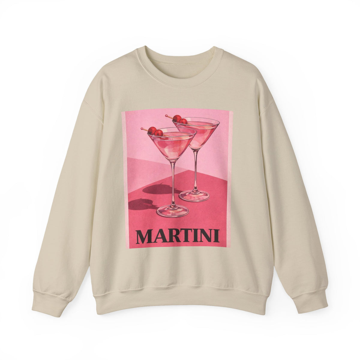 Leopard Cocktail Crewneck Sweatshirt