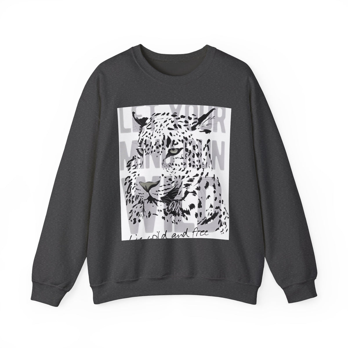 Crewneck Sweatshirt - 'Love Needs Farming' Floral Graphic