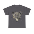 Leopard Face Graphic Tee — Vintage Animal Print T-Shirt