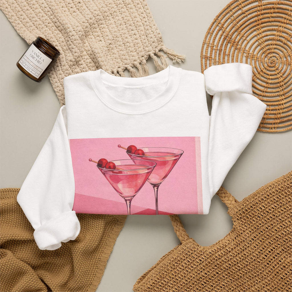 Leopard Cocktail Crewneck Sweatshirt