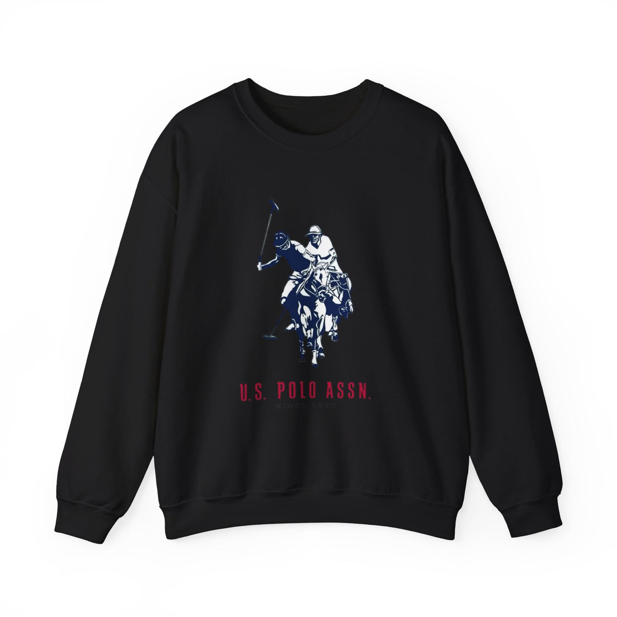 Polo Player Crewneck Sweatshirt — U.S. Polo Assn. Graphic Pullover