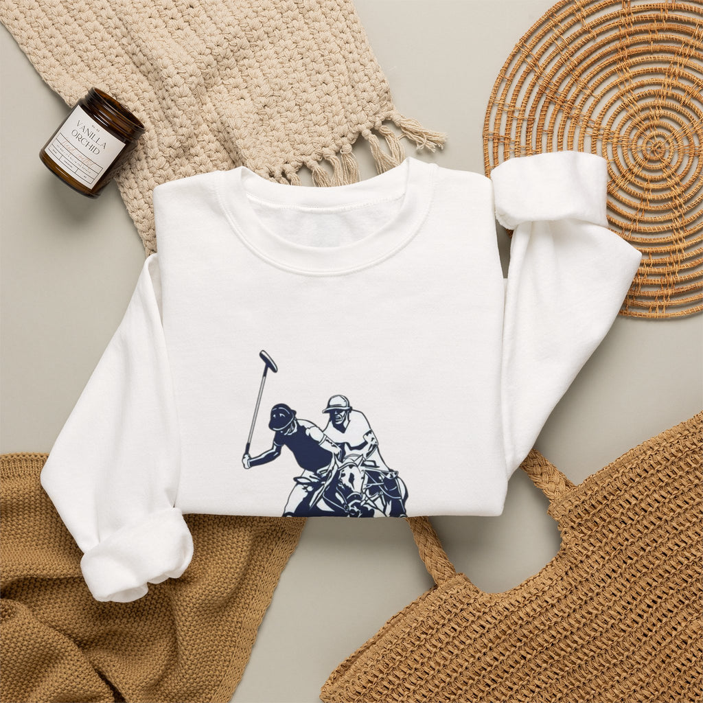 Polo Player Crewneck Sweatshirt — U.S. Polo Assn. Graphic Pullover