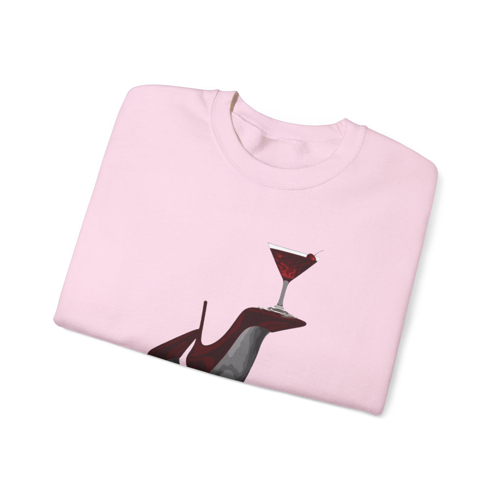 Wolf Spirit Crewneck Sweatshirt — Night Forest Wolf Graphic