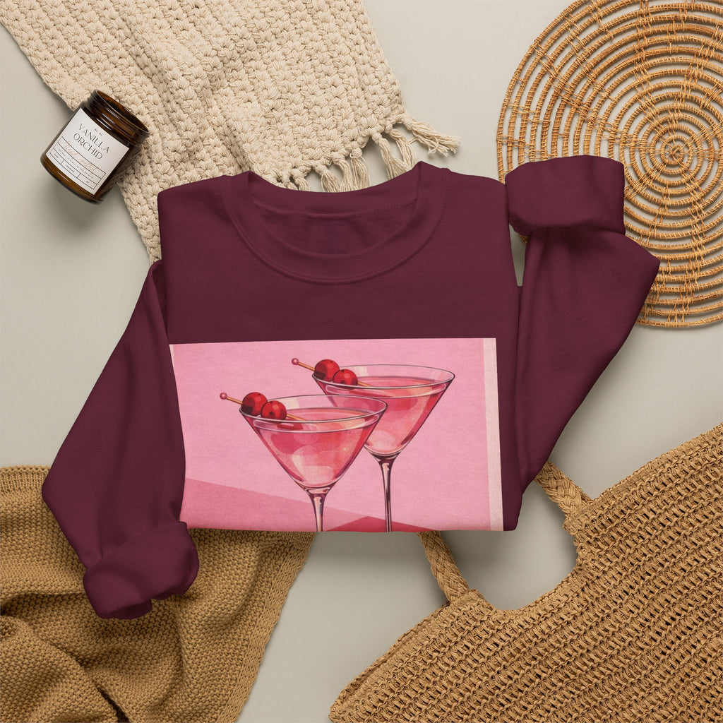 Leopard Cocktail Crewneck Sweatshirt