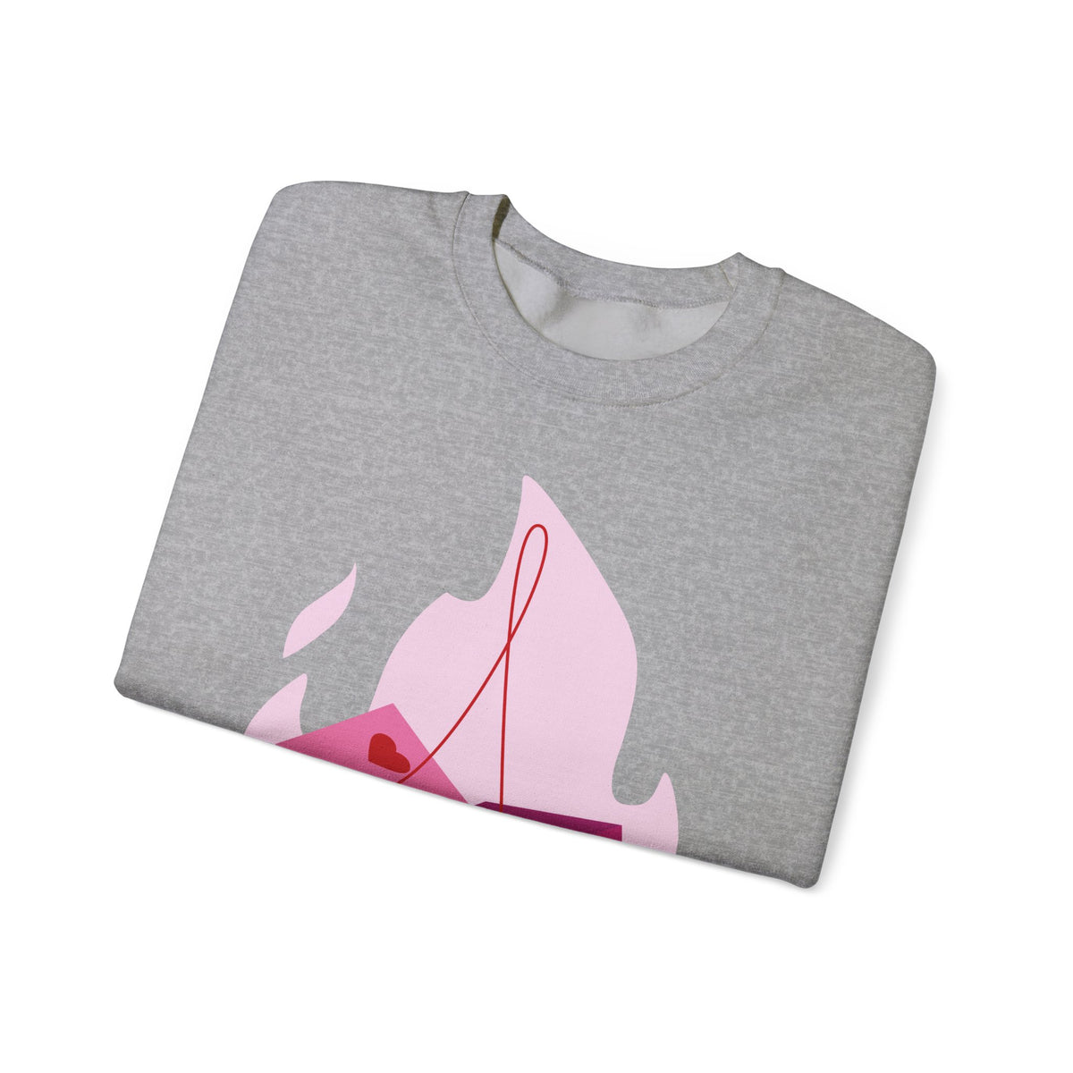 Moonlit Roses Crewneck Sweatshirt — Mystic Night Cat Floral Design