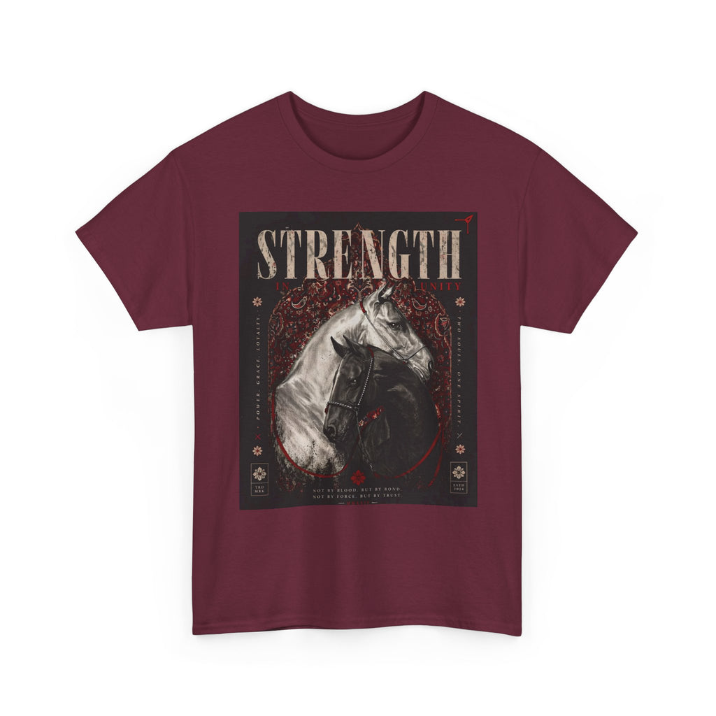 Strength Horse T-Shirt — Vintage Equestrian Graphic Tee